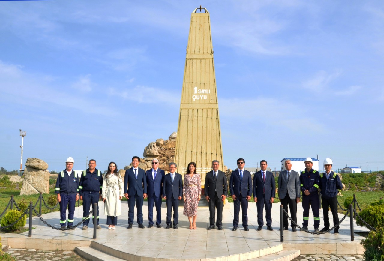 Koreya Respublikasının səfiri və nümayəndə heyəti Pirallahıda - FOTOLAR